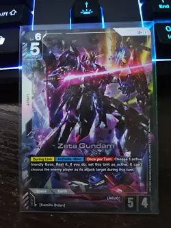 Gundam Card Game Zeta Gundam GD-02-068 LR+ - Image 1