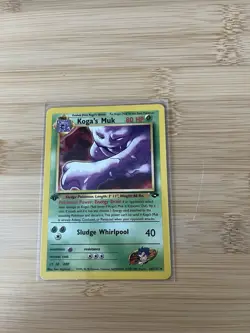 Koga's Muk 26/132 Gym Challenge 1st edition Pokemon Card | LP - Image 1