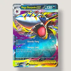 Pokemon TCG - Mega Sharpedo ex 061/094 Double Rare Card - Phantasmal Flames (NM) - Image 1
