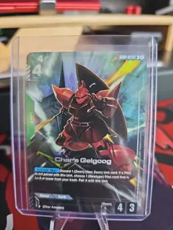 Char's Gelgoog - GD01-023 - LR+ Alt Art - Newtype Rising - Gundam TCG Card Game - Image 1