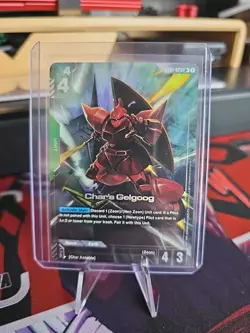 Char's Gelgoog - GD01-023 - LR+ Alt Art - Newtype Rising - Gundam TCG Card Game - Image 2