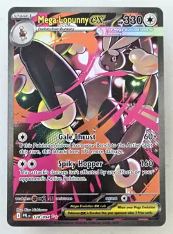 Phantasmal Flames - Mega Lopunny SIR Ex 128/094 Pokemon Tcg Mega Evolutions Card - Image 1
