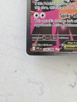 Phantasmal Flames - Mega Lopunny SIR Ex 128/094 Pokemon Tcg Mega Evolutions Card - Image 2