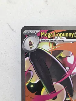 Phantasmal Flames - Mega Lopunny SIR Ex 128/094 Pokemon Tcg Mega Evolutions Card - Image 4