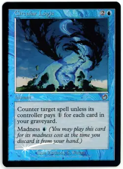CIRCULAR LOGIC [TOR - TORMENT] - MTG VINTAGE FOIL CARD [EXCELLENT] - Image 1