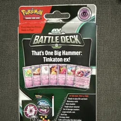 Pokemon TCG ex Battle Deck 2023 Tinkaton ex 60-Card Ready to Play Deck New - Image 4
