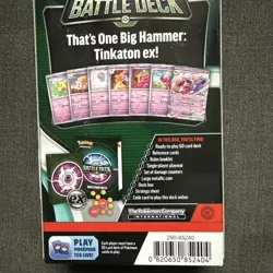 Pokemon TCG ex Battle Deck 2023 Tinkaton ex 60-Card Ready to Play Deck New - Image 5