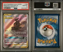 Pokemon TCG Marshadow & Machamp GX Full Art Holo Card 199/214 Sm-Unbroken Bonds - Image 3