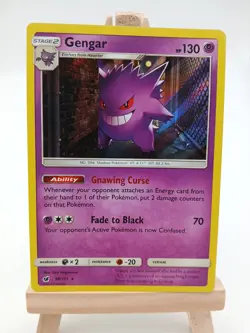 Gengar 38/111 - S&M Crimson Invasion - Holo Rare LP Pokemon Card, 2017 - Image 1