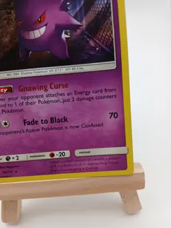Gengar 38/111 - S&M Crimson Invasion - Holo Rare LP Pokemon Card, 2017 - Image 4