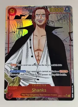 Shanks OP01-120 Manga Rare SEC PRB One Piece Card English - Image 2