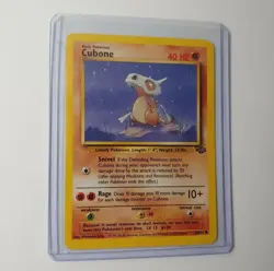 Cubone 50/64 Jungle Pokemon Card Unlimited Vintage LP-NM - Image 1