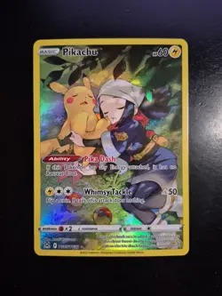Pikachu - TG05/TG30 - Pokemon Lost Origins Trainer Gallery Holo Rare Card NM - Image 1