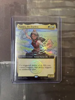 SDCC 2025 Magic The Gathering X Avatar Katara The Fearless Promo Card IN HAND - Image 1