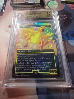 Traveling Chocobo (Borderless) (Neon Ink Yellow) Final Fantasy Foil - Image 1