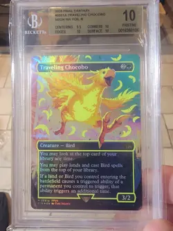 Traveling Chocobo (Borderless) (Neon Ink Yellow) Final Fantasy Foil - Image 2