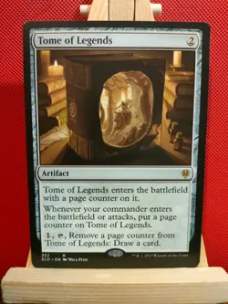 Tome of Legends - Throne of Eldraine - Rare - NM - MTG - Image 1