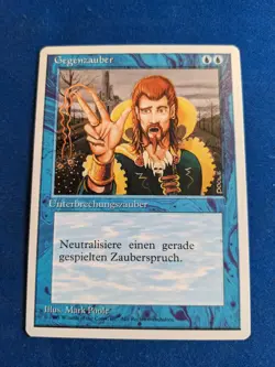 Counterspell 1x MtG FWB Foreign White Border GERMAN *See Pictures* - Image 1