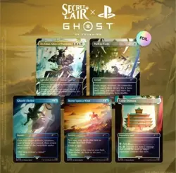 MTG Secret Lair x Ghost of Tsushima FOIL Playstation - CONFIRMED ORDER✅ - Image 1