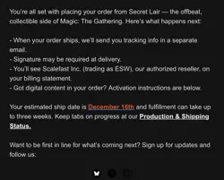 MTG Secret Lair x Ghost of Tsushima FOIL Playstation - CONFIRMED ORDER✅ - Image 3