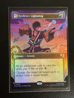 MTG - Avatar: The Last Airbender - Redirect Lightning 0343 Foil - Image 1