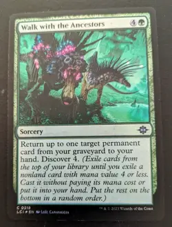 Walk With The Ancestors 0218 LCI Foil Common The Lost Caverns Of Ixalan MTG - Image 1