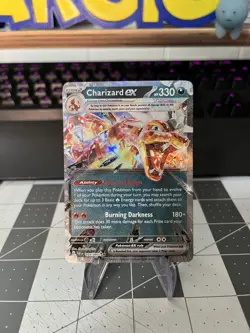 Charizard ex 054/091 Double Rare - Paldean Fates Pokemon Card - NM - Image 1