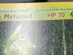 1999 Pokemon Base Set 1st Edition #54 Metapod LP - Image 3