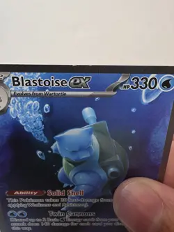 Blastoise ex 200/165 MEW EN-151 Special Illustration Rare Pokemon Card - Image 2