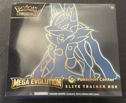 Pokemon TCG Mega Evolution Pokemon Center Elite Trainer Box ETB Lucario Sealed - Image 1
