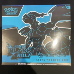 Pokemon TCG Black Bolt Elite Trainer Box Pokemon Center Scarlet & Violet sealed - Image 1