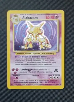 Alakazam 1/102 Holo Ita Unl - Set Base Italiano - Carta Pokemon Unlimited - Image 1