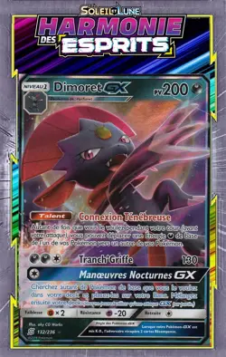 Dimoret GX - SL11:Harmonie Des Esprits- 132/236 -Carte Pokemon Neuve Francaise - Image 1