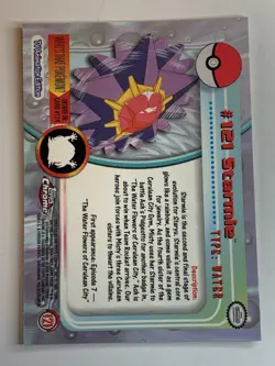 2000 Topps Chrome Pokemon Series 2 #121 Starmie (B) FREE COMBINED SHIPPING - Image 2