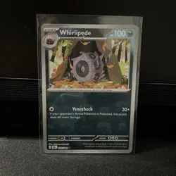 Pokemon TCG SV: Black Bolt Whirlipede 055/086 Master Ball Reverse Holo NM - Image 1