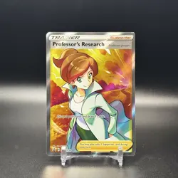POKEMON SWSH JUNIPER CARTON #SWSH152 PROFESSOR'S RESEARCH BLACK STAR PROMO - NM - Image 1