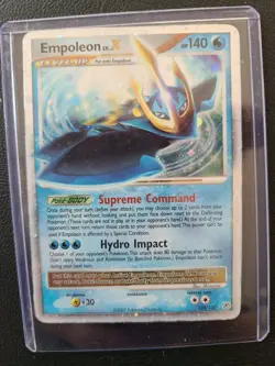 Pokemon TCG Empoleon LV.X Holo Rare 2007 Diamond And Pearl Set 120/130 - Image 1