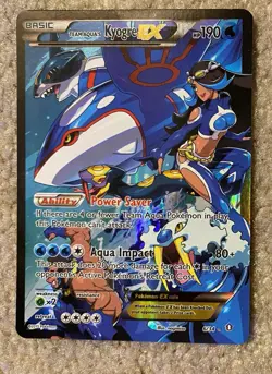 Team Aqua's Kyogre-EX - 6/34 - Holo Rare EX - Double Crisis #6/34 Pokemon TCG - Image 1