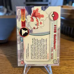 2000 Topps Pokemon TV Animation Edition Series 3 Non Holo 118 Goldeen Blue Label - Image 2