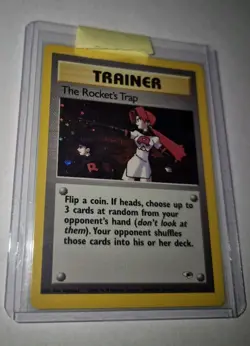 The Rockets Trap 19/132 Gym Heroes Holo Englisch Exc Pokemon - Image 2
