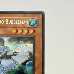 Yu-Gi-Oh Elemental Hero Bubbleman EHC1-EN003 Secret Rare Limited Edition TCG - Image 3