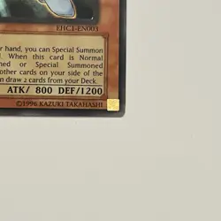 Yu-Gi-Oh Elemental Hero Bubbleman EHC1-EN003 Secret Rare Limited Edition TCG - Image 4