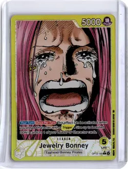 2023 One Piece Card Game Jewelry Bonney #OP03-100 Leader - Image 1