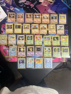Vintage Pokemon Base Set All Shadowless Pokemon 70 Card Lot WOTC 1999 LP-MP - Image 1