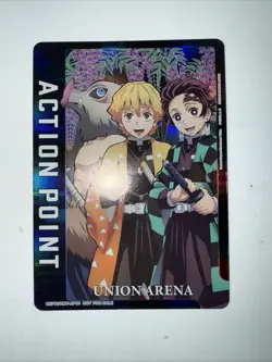 Union Arena Card Action Point Foil English Demon Slayer UEPR/KMY-AP01 - Image 1