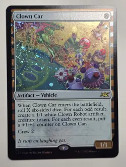 Clown Car Galaxy Foil UNF 472 NM Unfinity Magic the Gathering mtg card funny D6 - Image 1