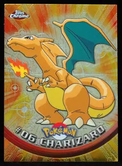 Charizard #06 NM- Topps Chrome Pokemon Card - Image 1