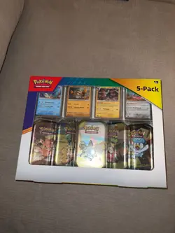 pokemon trading card game 5-Pack featuring Gyarados, Klawf, Luxray, & Orthworm - Image 1