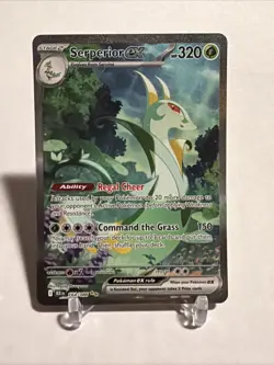 Pokemon TCG Serperior EX Sir 164/086 Black Bolt English Card Near Mint Condition - Image 2