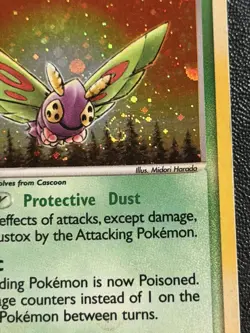 Pokemon TCG Dustox EX Ruby and Sapphire Holo Rare Card 6/109 MP SWIRL - Image 2